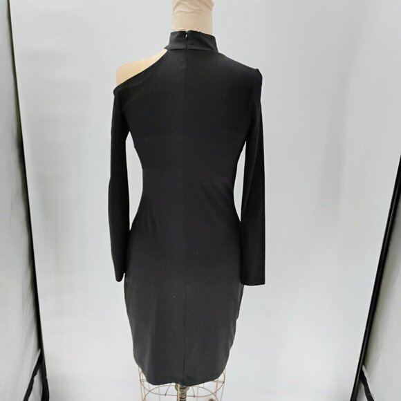 Susana Monaco extreme Cut Out Long Sleeve Dress in Black sold on revolve midi - Picture 7 of 13